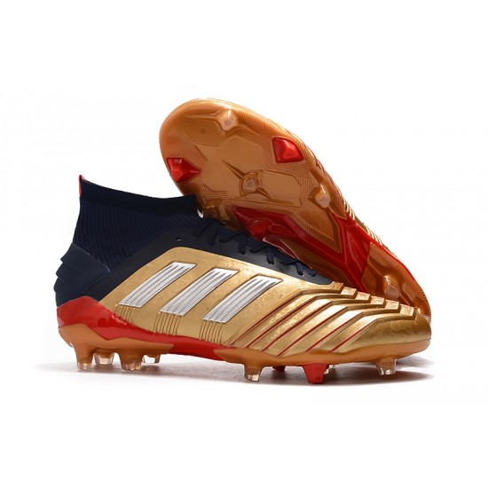 Kopačky Adidas Predator 19.1 FG 25th Anniversary Zlatý Černá Stříbrný