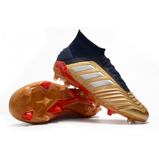 Kopačky Adidas Predator 19.1 FG 25th Anniversary Zlatý Černá Stříbrný