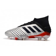 Kopačky Adidas Predator 19.1 FG 25th Anniversary Stříbrný Černá Červené