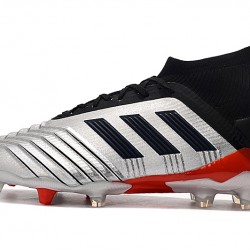 Kopačky Adidas Predator 19.1 FG 25th Anniversary Stříbrný Černá Červené