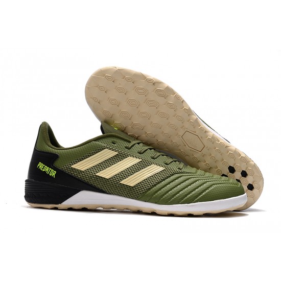 Kopačky Adidas Predator 19.1 IC Armáda Zelená Zlatý