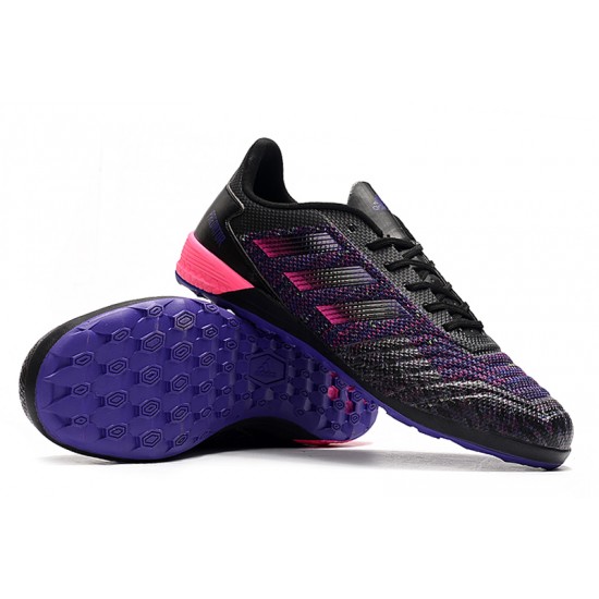 Kopačky Adidas Predator 19.1 IC Černá Modrý Růžový