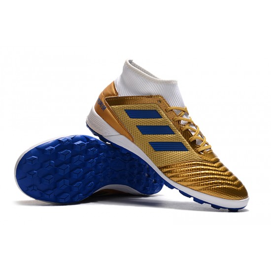 Kopačky Adidas Predator 19.3 TF Zlatý Modrý Bílý