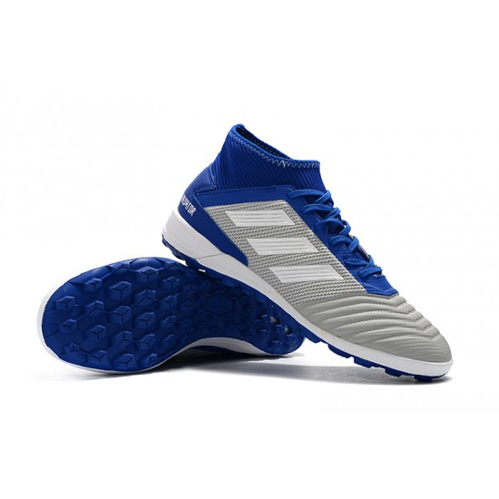 Kopačky Adidas Predator 19.3 TF Šedá Bílý Modrý