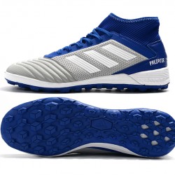 Kopačky Adidas Predator 19.3 TF Šedá Bílý Modrý