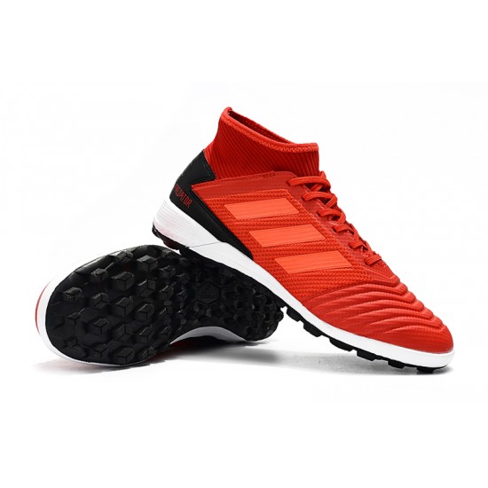 Kopačky Adidas Predator 19.3 TF Červené Bílý