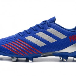 Kopačky Adidas Predator 19.4 FG Modrý Stříbrný