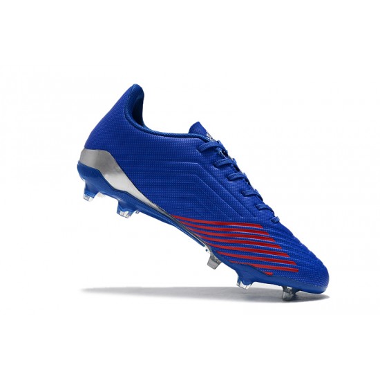 Kopačky Adidas Predator 19.4 FG Modrý Stříbrný