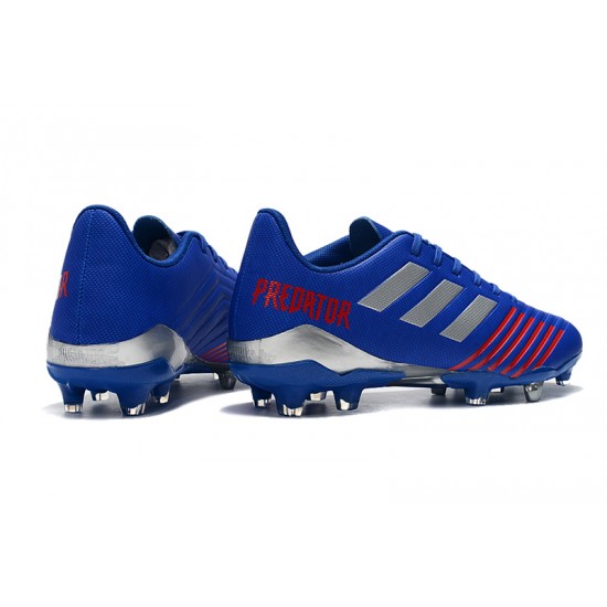 Kopačky Adidas Predator 19.4 FG Modrý Stříbrný