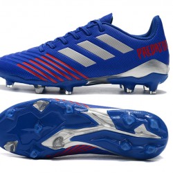 Kopačky Adidas Predator 19.4 FG Modrý Stříbrný