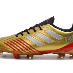 Kopačky Adidas Predator 19.4 FG Zlatý Červené