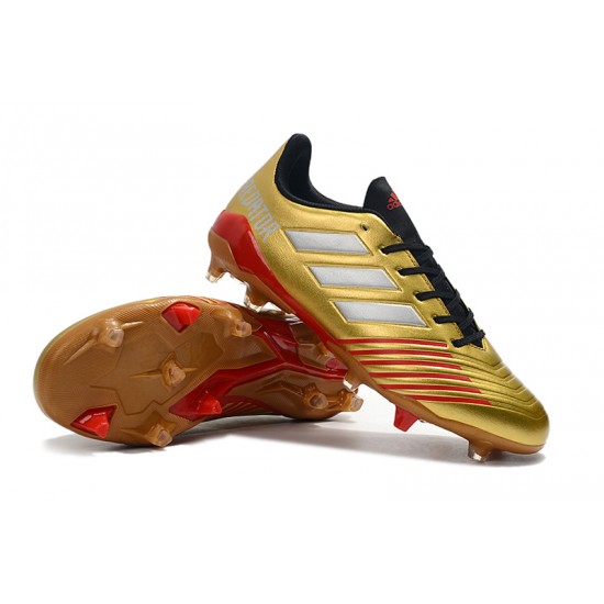 Kopačky Adidas Predator 19.4 FG Zlatý Červené