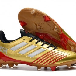 Kopačky Adidas Predator 19.4 FG Zlatý Červené