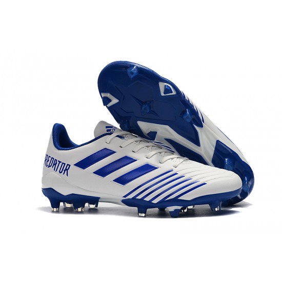 Kopačky Adidas Predator 19.4 FG Bílý Modrý