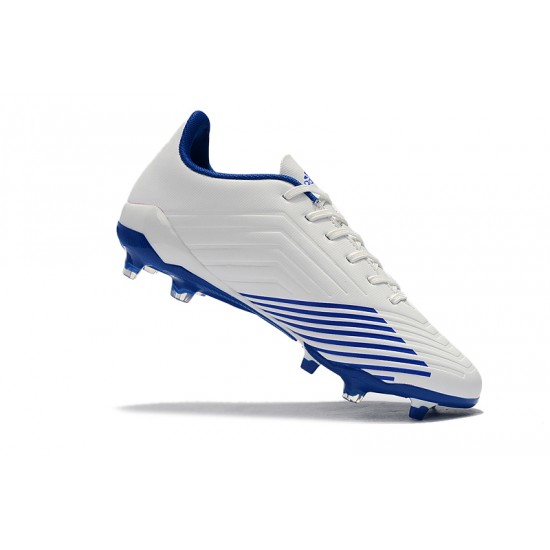 Kopačky Adidas Predator 19.4 FG Bílý Modrý