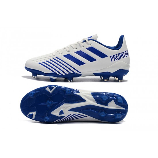 Kopačky Adidas Predator 19.4 FG Bílý Modrý