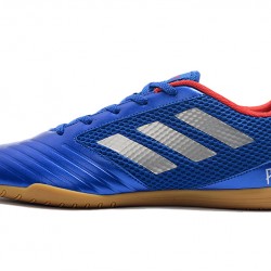 Kopačky Adidas Predator 19.4 IN Modrý Stříbrný