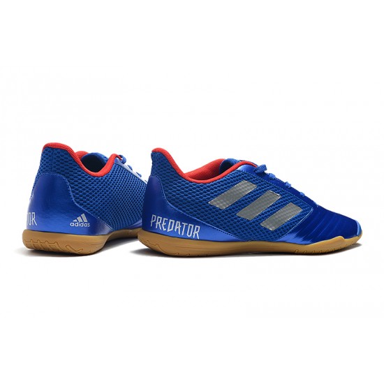 Kopačky Adidas Predator 19.4 IN Modrý Stříbrný