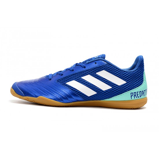 Kopačky Adidas Predator 19.4 IN Modrý Bílý