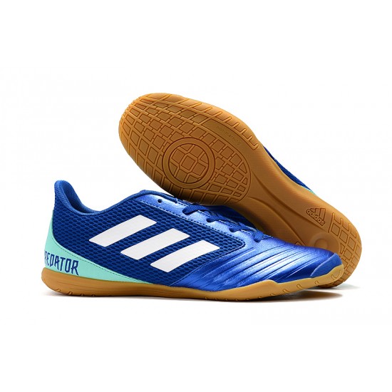 Kopačky Adidas Predator 19.4 IN Modrý Bílý