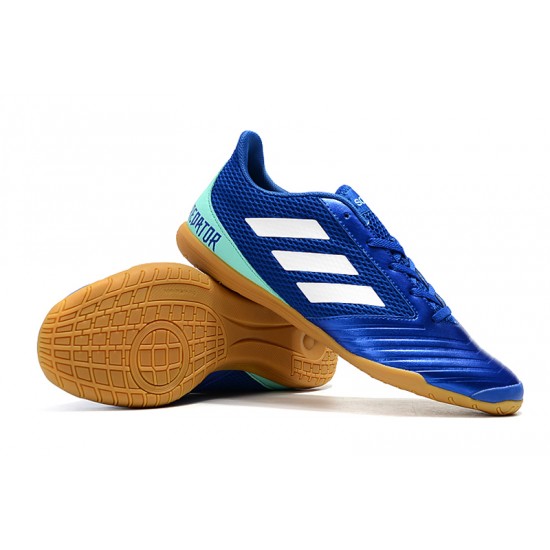 Kopačky Adidas Predator 19.4 IN Modrý Bílý