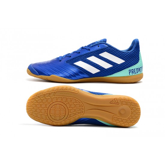 Kopačky Adidas Predator 19.4 IN Modrý Bílý