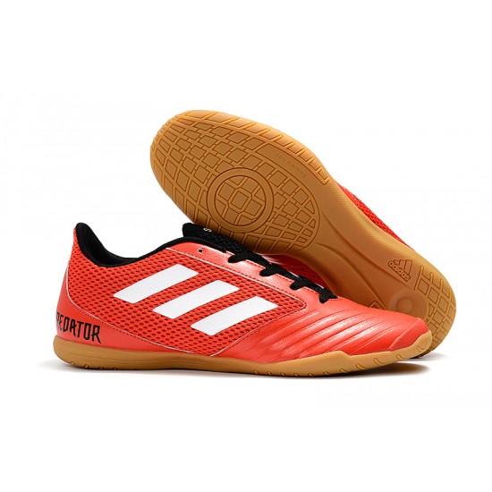 Kopačky Adidas Predator 19.4 IN Červené Bílý