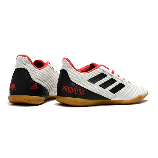 Kopačky Adidas Predator 19.4 IN Bílý Černá Červené