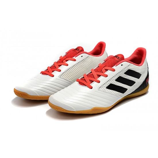 Kopačky Adidas Predator 19.4 IN Bílý Černá Červené