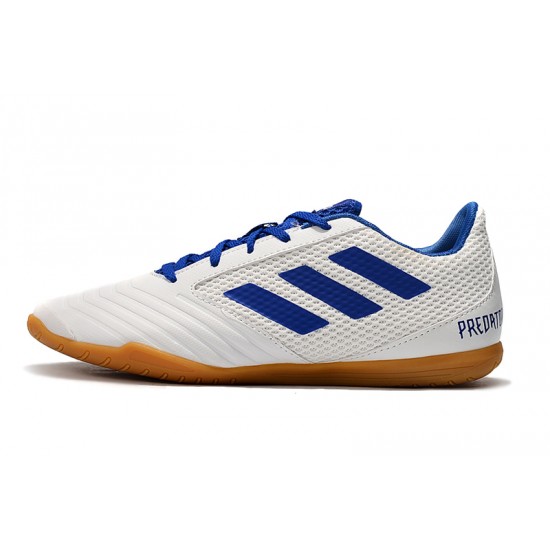 Kopačky Adidas Predator 19.4 IN Bílý Modrý