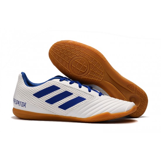 Kopačky Adidas Predator 19.4 IN Bílý Modrý