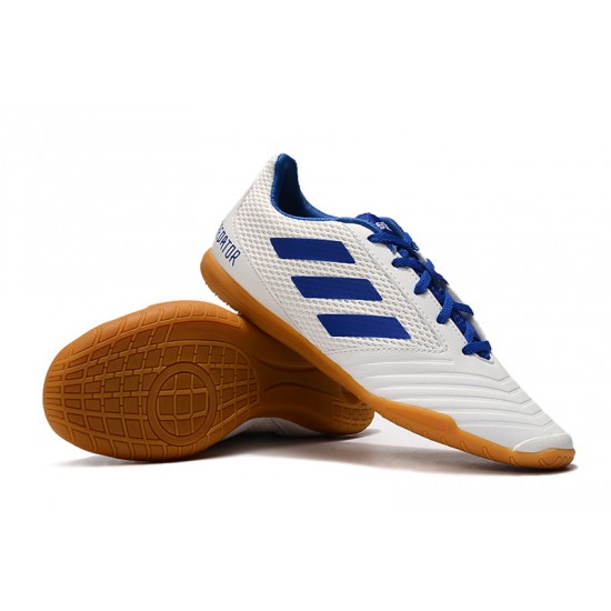 Kopačky Adidas Predator 19.4 IN Bílý Modrý