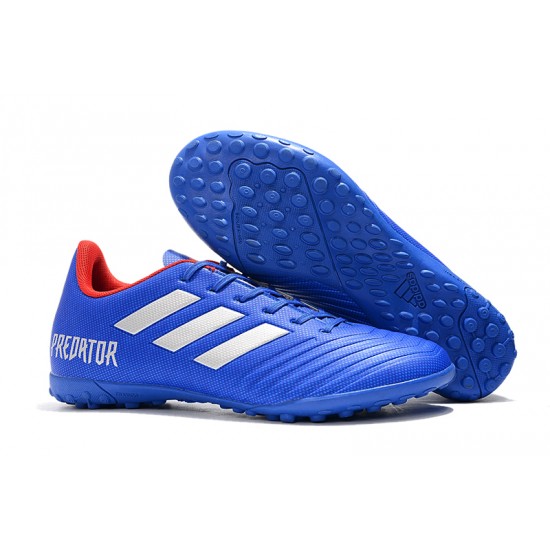 Kopačky Adidas Predator 19.4 TF Modrý Stříbrný