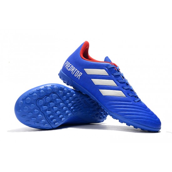 Kopačky Adidas Predator 19.4 TF Modrý Stříbrný