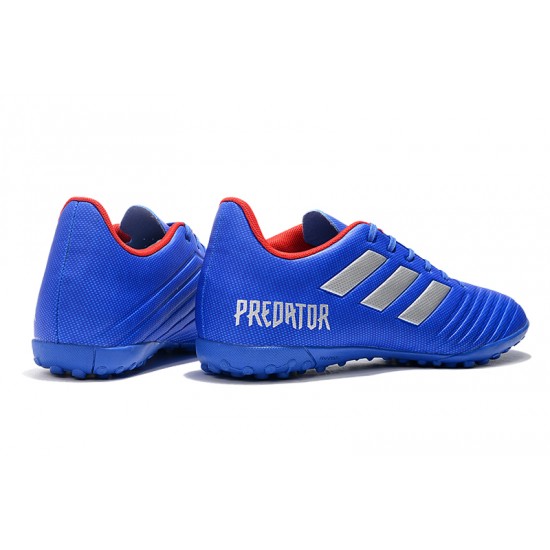 Kopačky Adidas Predator 19.4 TF Modrý Stříbrný