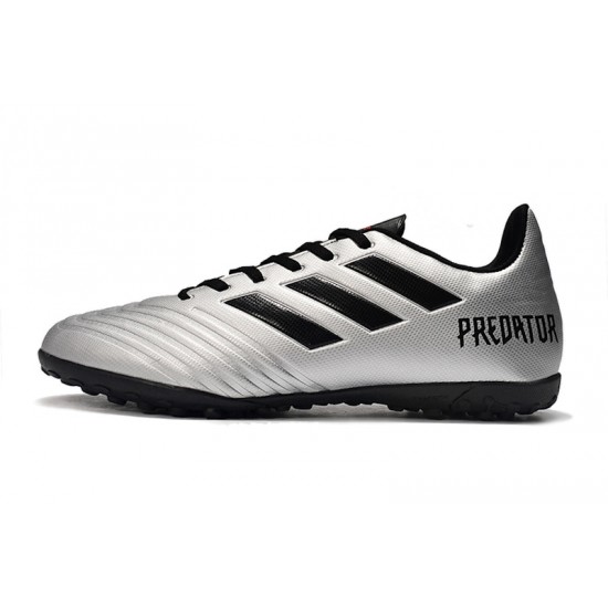 Kopačky Adidas Predator 19.4 TF Stříbrný Černá