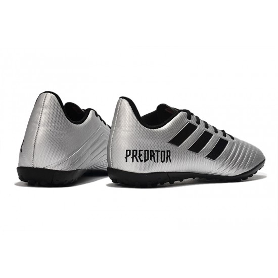 Kopačky Adidas Predator 19.4 TF Stříbrný Černá