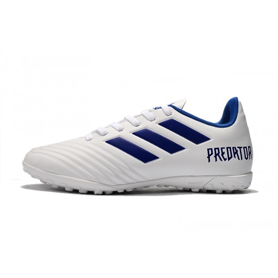 Kopačky Adidas Predator 19.4 TF Bílý Modrý