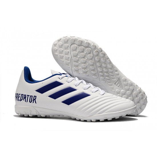 Kopačky Adidas Predator 19.4 TF Bílý Modrý