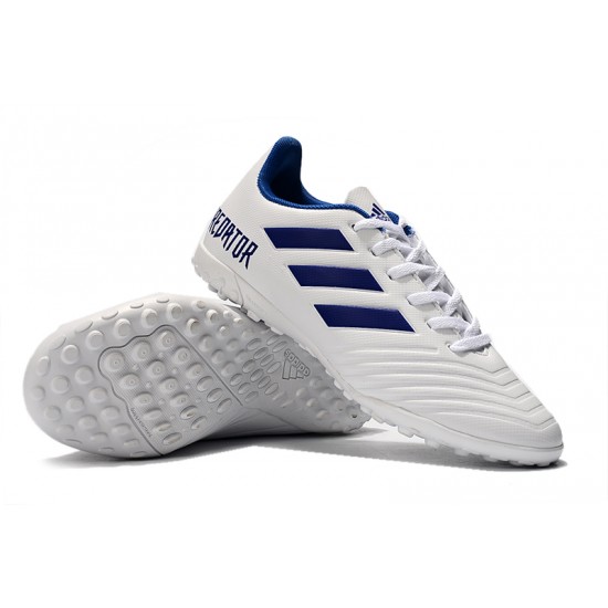 Kopačky Adidas Predator 19.4 TF Bílý Modrý