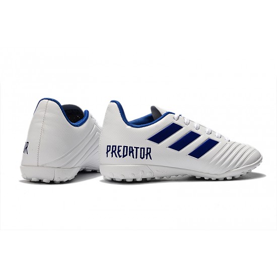 Kopačky Adidas Predator 19.4 TF Bílý Modrý