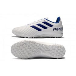 Kopačky Adidas Predator 19.4 TF Bílý Modrý