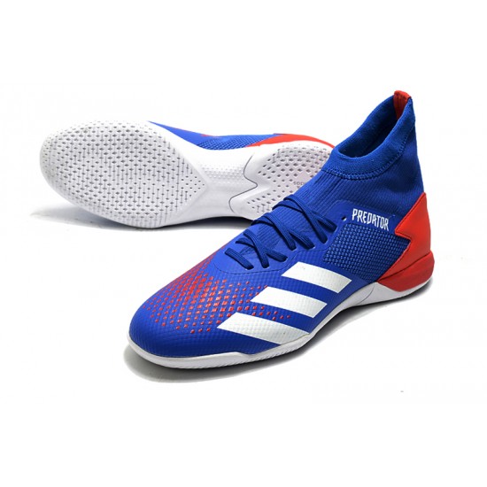 Kopačky Adidas Predator 20.3 IC Modrý Bílý