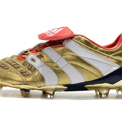 Kopačky Adidas Predator Accelerator Electricity FG Zlatý Bílý