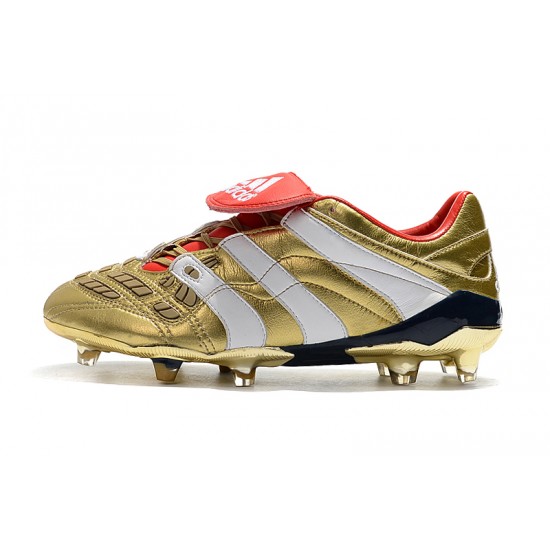 Kopačky Adidas Predator Accelerator Electricity FG Zlatý Bílý