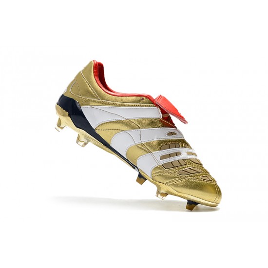 Kopačky Adidas Predator Accelerator Electricity FG Zlatý Bílý