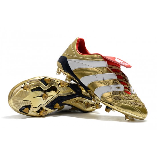 Kopačky Adidas Predator Accelerator Electricity FG Zlatý Bílý