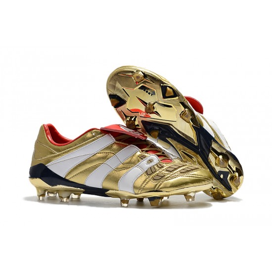 Kopačky Adidas Predator Accelerator Electricity FG Zlatý Bílý