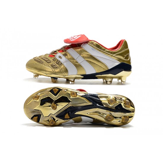 Kopačky Adidas Predator Accelerator Electricity FG Zlatý Bílý