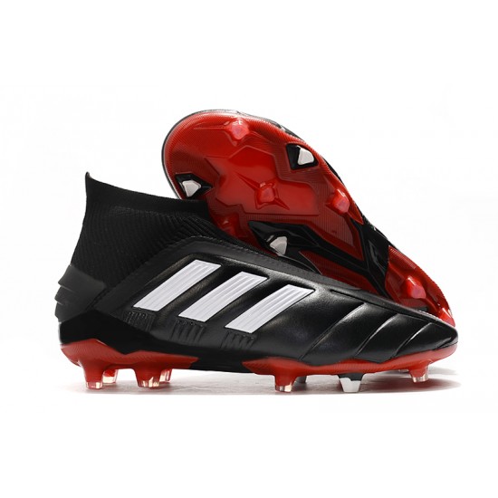 Kopačky Adidas Predator Mania 19+ FG Bezcenný Černá Bílý Červené